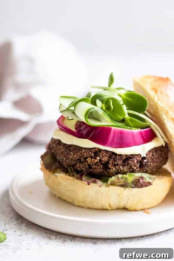 30 Vibrant Vegetarian Recipes for Summer 22 Black Bean and Quinoa Burgers