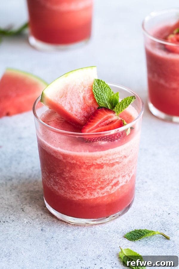 30 Vibrant Vegetarian Recipes for Summer 7 Watermelon Mojito Frosé
