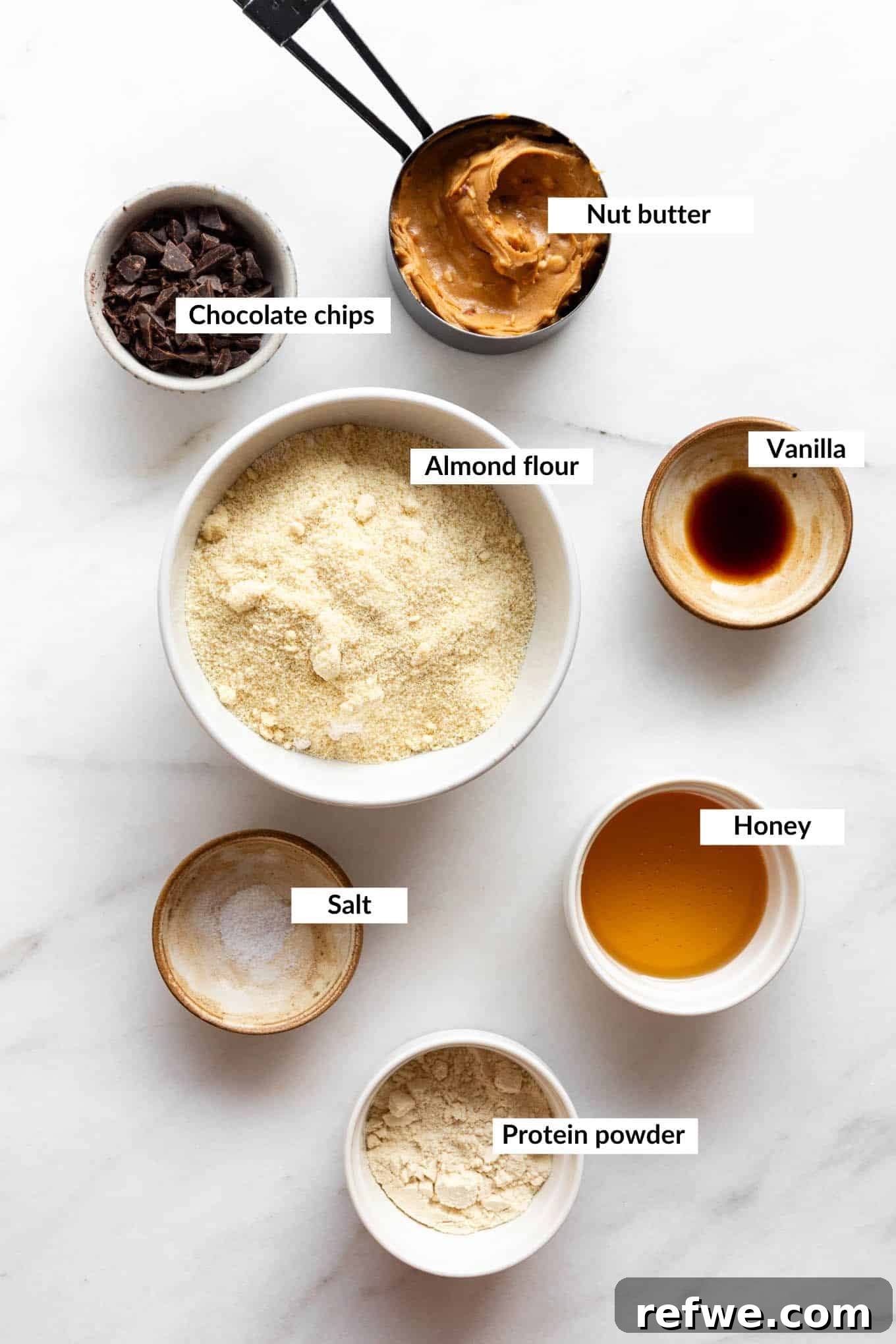 The Ultimate Homemade Snack Bars 3 Ingredients for homemade perfect bars laid out on a surface