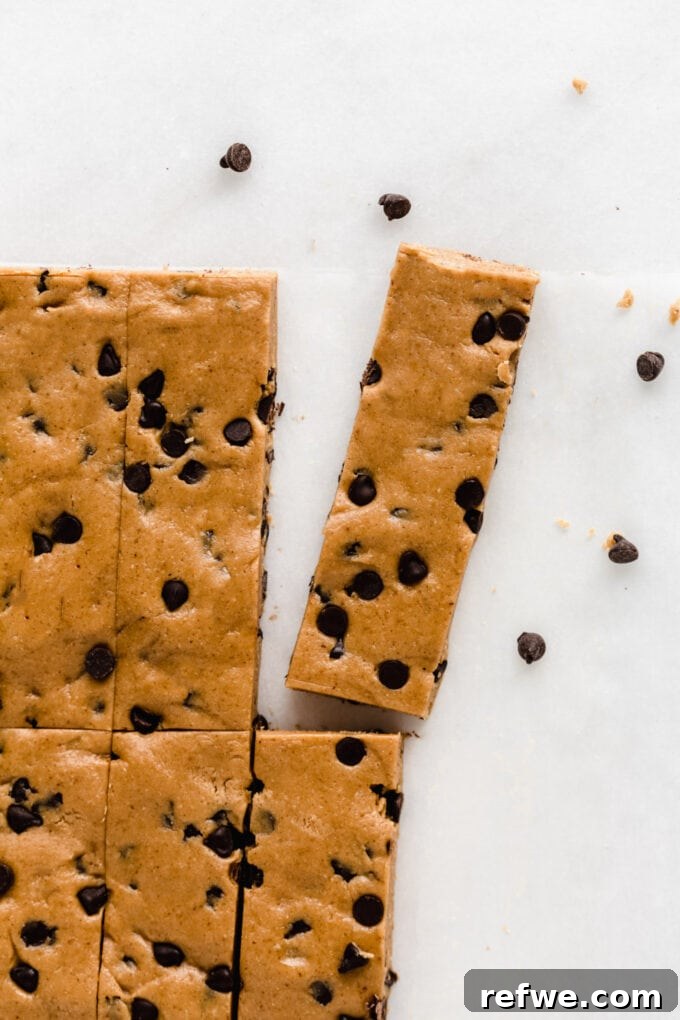 The Ultimate Homemade Snack Bars 9 Homemade perfect bars sliced into ready-to-eat pieces
