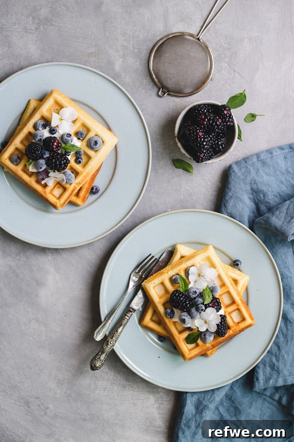 Guilt-Free Belgian Waffles 3 healthier Belgian waffles