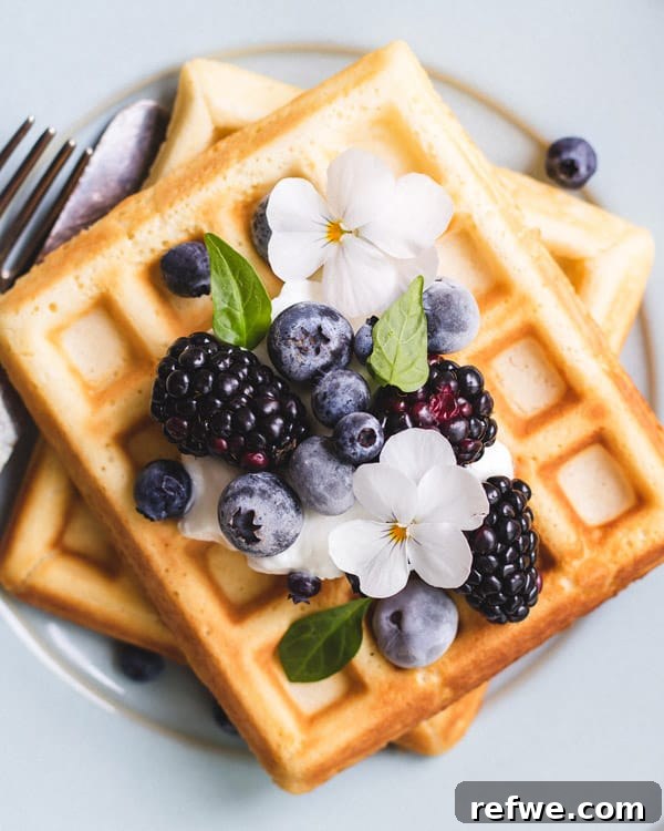 Guilt-Free Belgian Waffles 4 healthier Belgian waffles