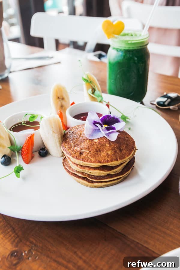 Delicious healthy breakfast spread at The Real Coconut Tulum