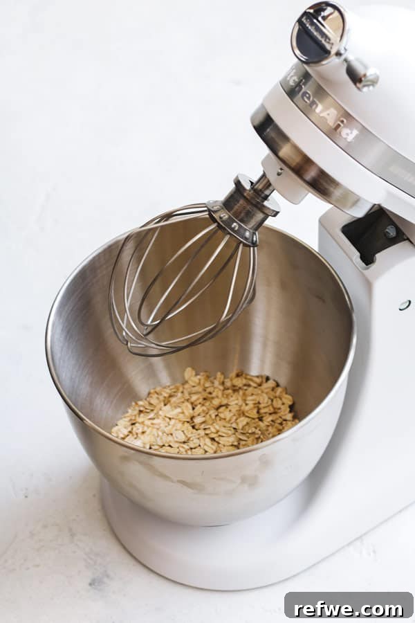 Tropical Apple Raspberry Coconut Crisp 5 Mixing the wholesome oat and shredded coconut crisp topping