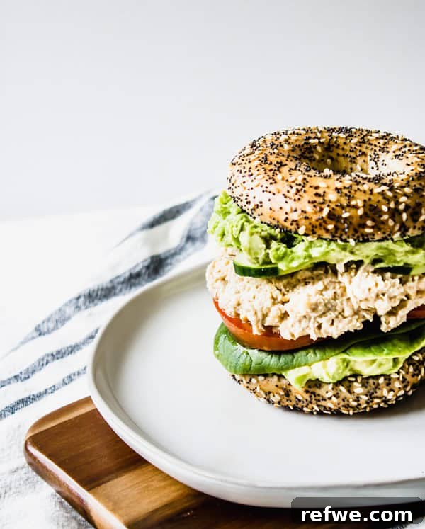 Smashed Avocado & Chickpea Sandwich 3 creamy chickpea salad and avocado smash sandwich