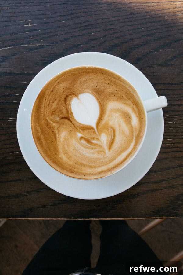 Savoring San Francisco: A Food Lover's Journey 5 Saint Frank Coffee's delicious almond macadamia nut milk latte