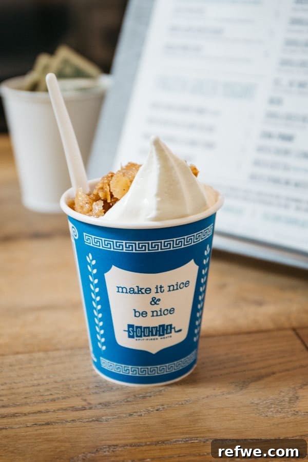 Savoring San Francisco: A Food Lover's Journey 7 Souvla's delicious Greek frozen yogurt with honey and baklava