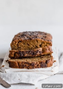 chocolate chip & rye banana bread