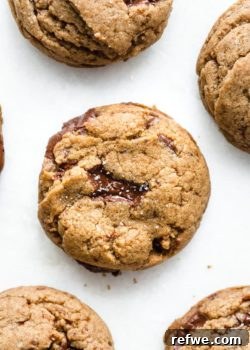 vegan spiced chocolate chunk cookies