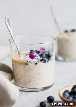 overnight oats in a jar