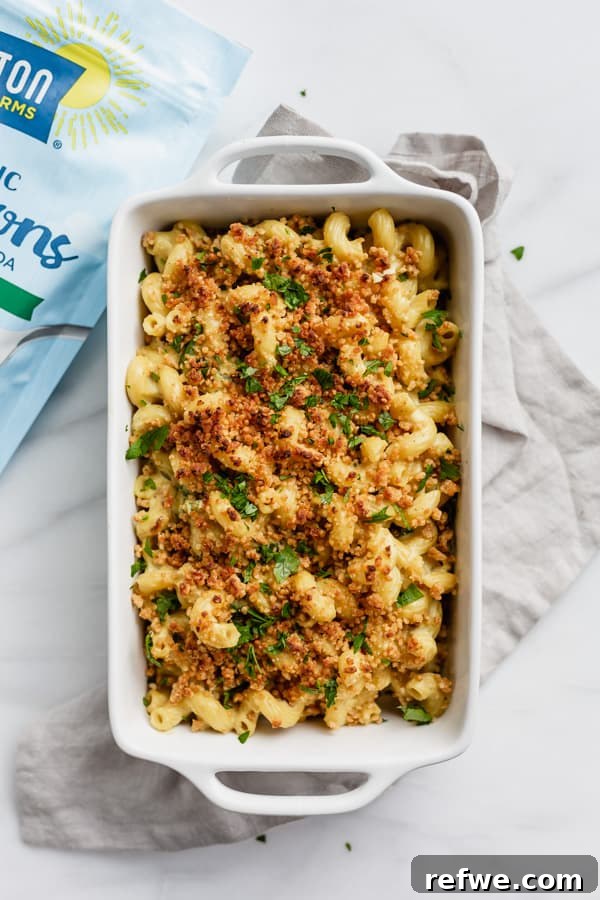 Creamy Plant-Based Jalapeño Popper Mac & Cheese 3 vegan jalapeno popper mac and cheese