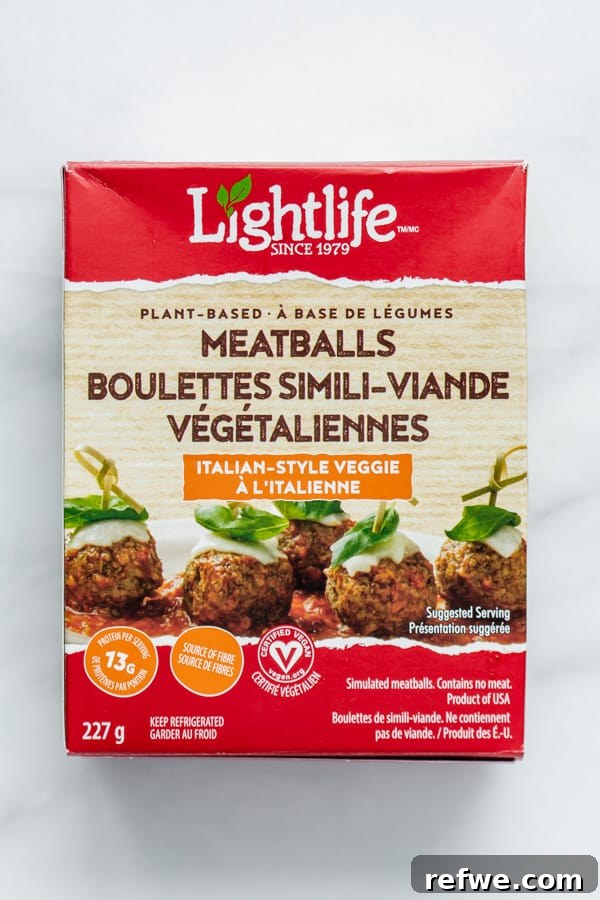Closeup of glazed plant-based sweet and sour meatballs