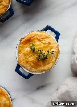 Veggie pot pie with vegan biscuit crust