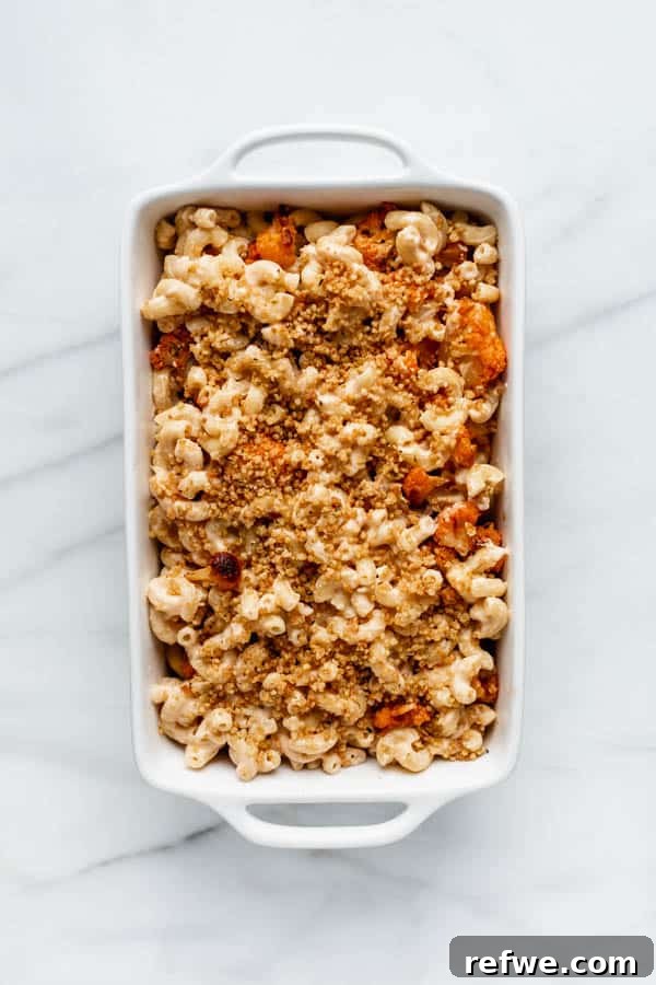 Blazin' Buffalo Vegan Cauli Mac 5 vegan buffalo cauliflower mac and cheese