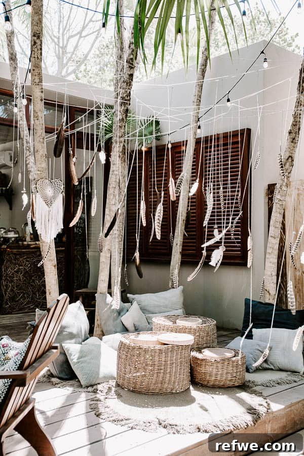 Tulum's Gastronomic Gems: A Foodie's Journey 4 An architectural shot of a boutique hotel in Tulum, featuring natural materials and lush greenery