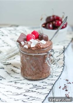 Brownie Batter Overnight Oats recipe image