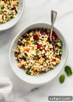 Israeli couscous salad