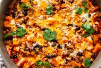 Ground Turkey and Sweet Potato Taco Skillet Recipe