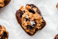 Cookie Dough-Stuffed Dates: Sweet Appetizer with Chocolate Chips