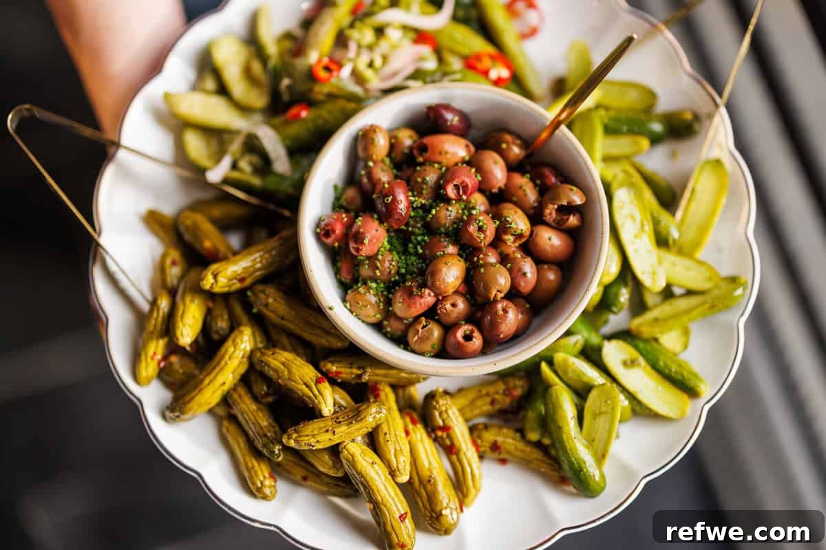 Fresh Air Retreat Recap: Highlights from Atlanta, GA 13 olives and pickles on a plate.