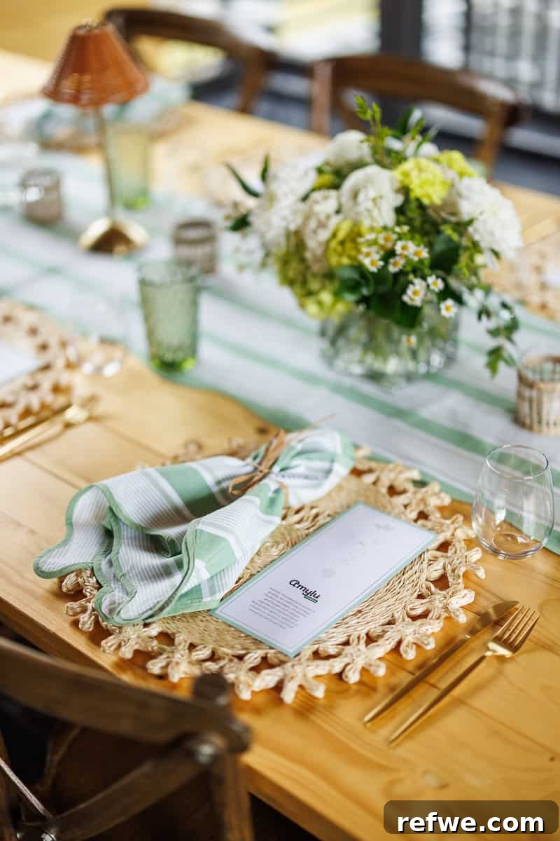Fresh Air Retreat Recap: Highlights from Atlanta, GA 22 A table setting.