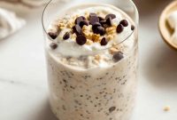 S’mores Overnight Oats with Chocolate and Marshmallow