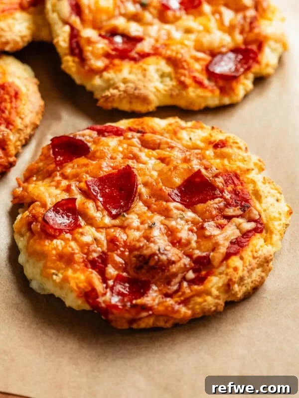 Cottage Cheese Cinnamon Rolls Recipe: Soft and Fluffy 15 Cottage cheese pizza buns on a wood cutting board.