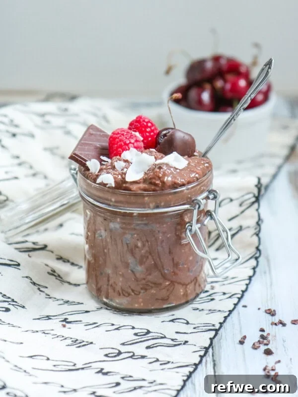 brownie batter chia pudding