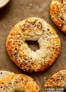 Cottage Cheese Almond Flour Bagel on parchment paper.