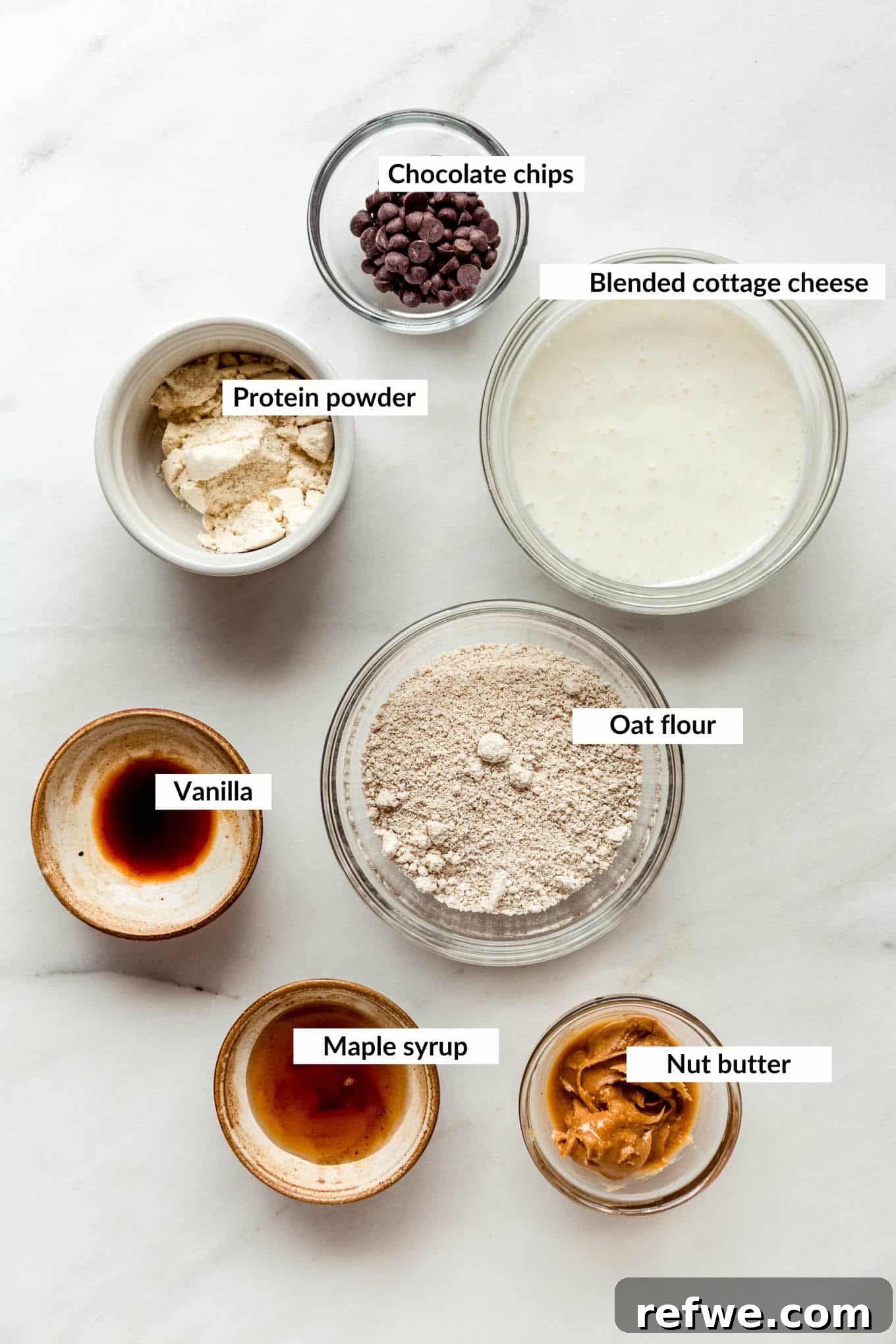 Protein-Packed Cottage Cheese Cookie Dough 3 Ingredients to make cottage cheese cookie dough.