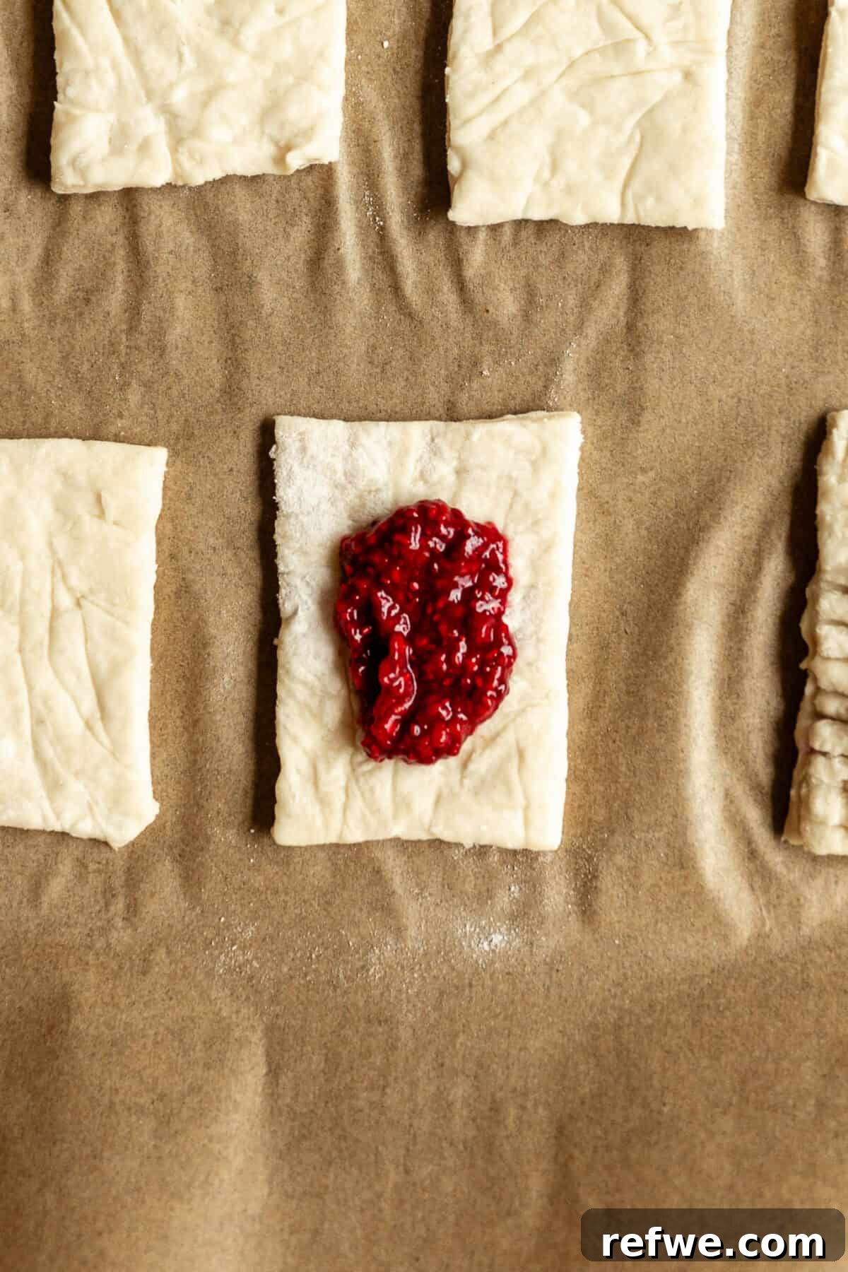 Homemade Cottage Cheese Pop Tarts Recipe 9 Cottage cheese dough filled with homemade chia seed jam.