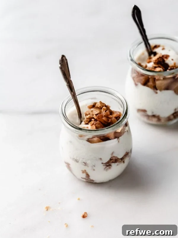 Apple pie parfaits