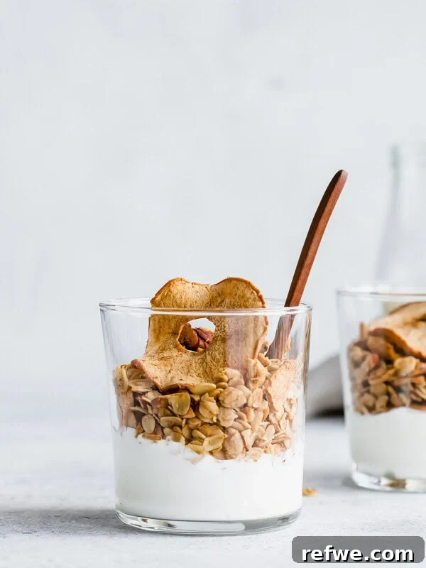 Apple pie granola