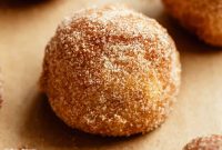 Baked Cottage Cheese Donut Holes Recipe